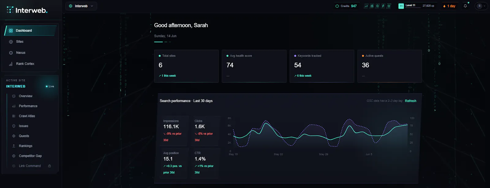 Interweb. screenshot 3