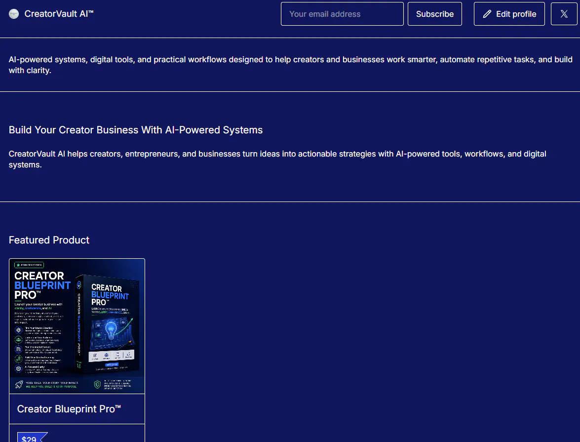 Creator Blueprint Pro™ gallery image