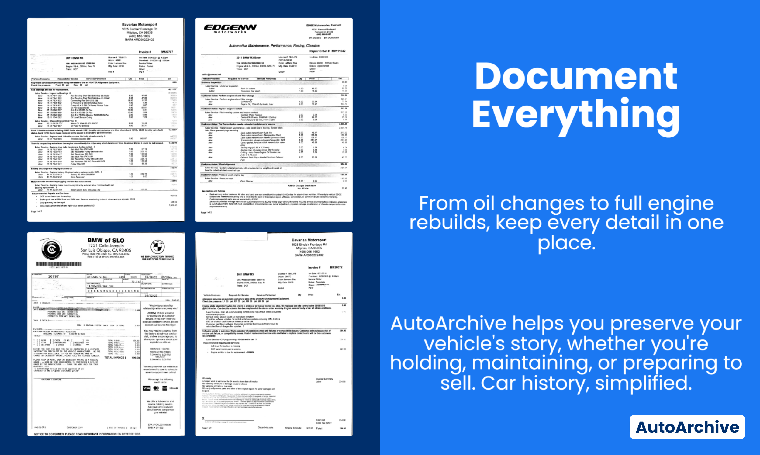Self -Control - Carfax ist generisch.Autoarchive erzählt die ganze Geschichte Medien 3