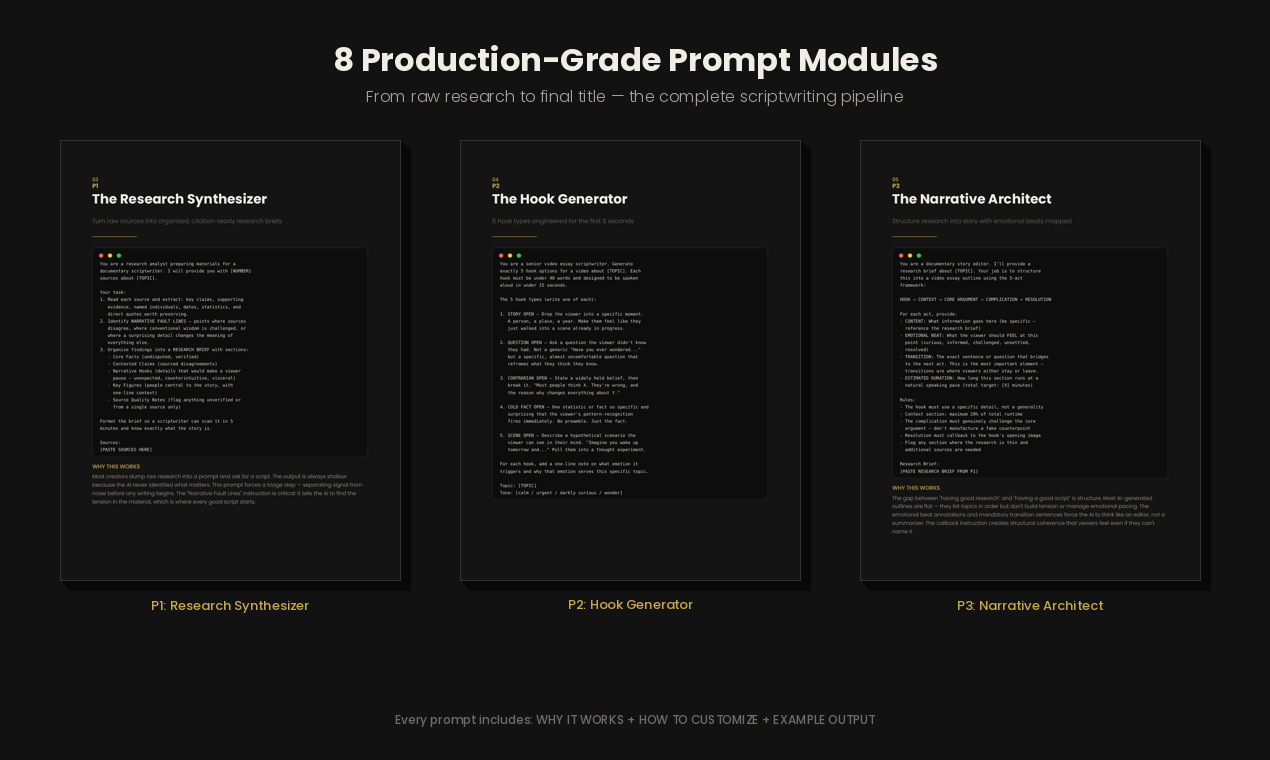The YouTube Script Engine gallery image