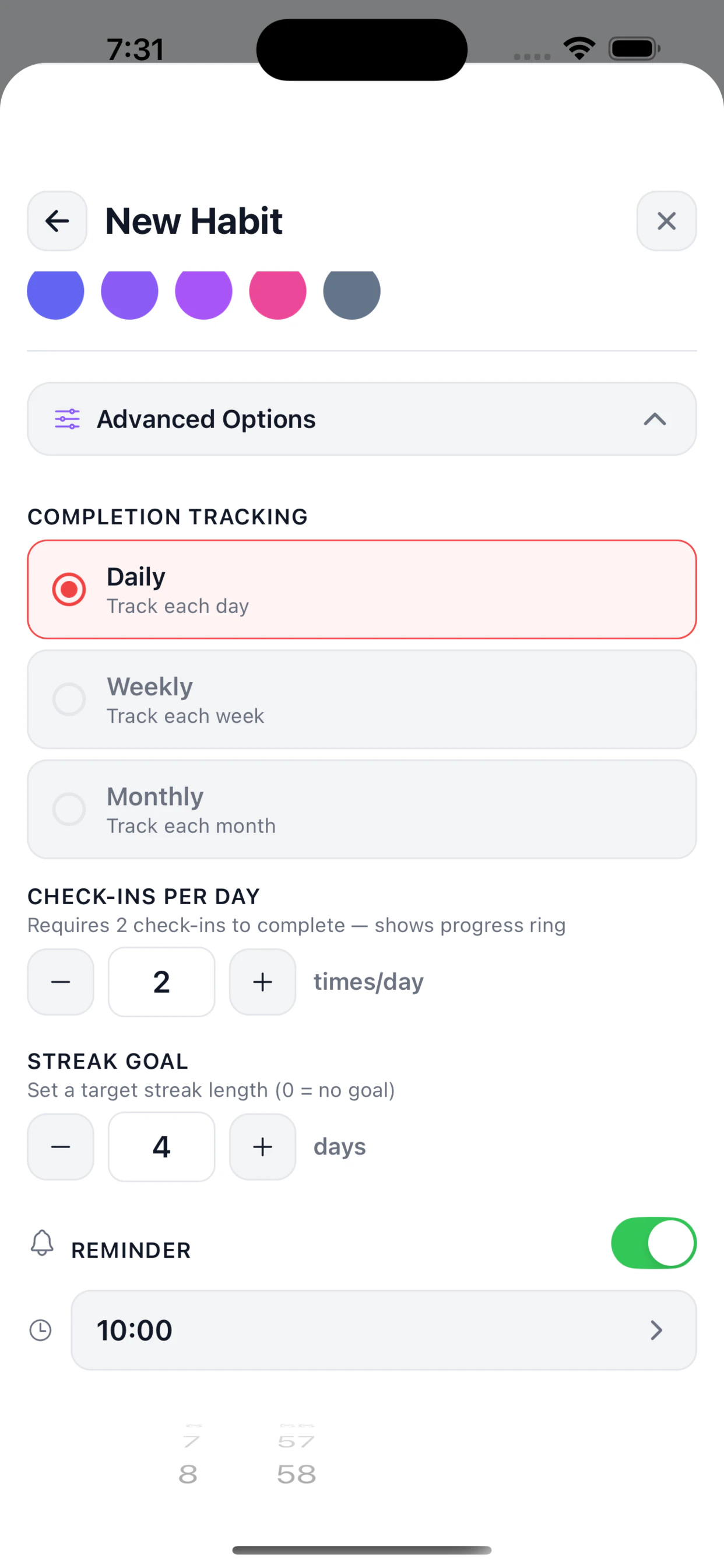 UnlockHabit 截图 2