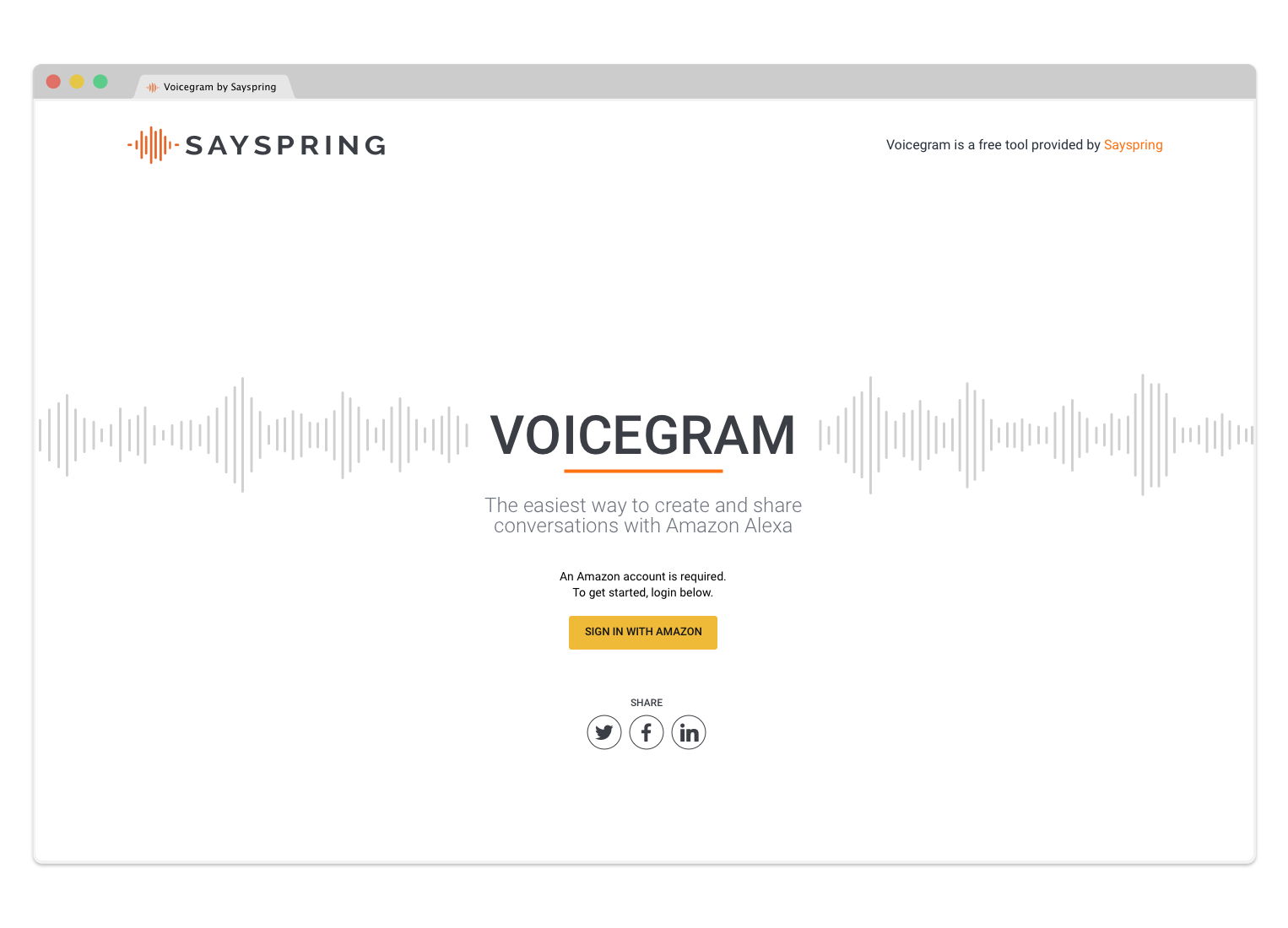 Sayspring (now part of Adobe) Image