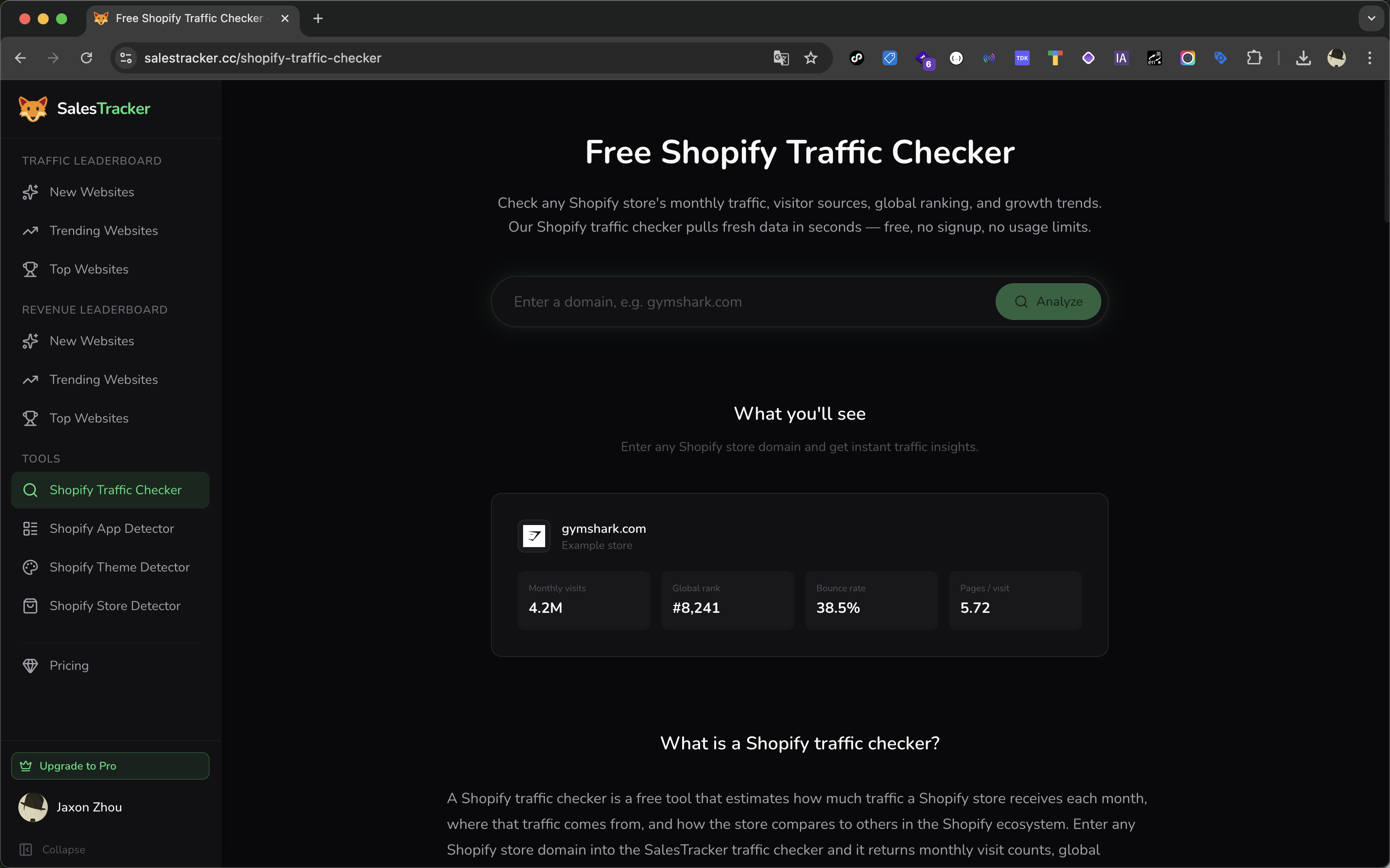 SalesTracker for Shopify gallery image