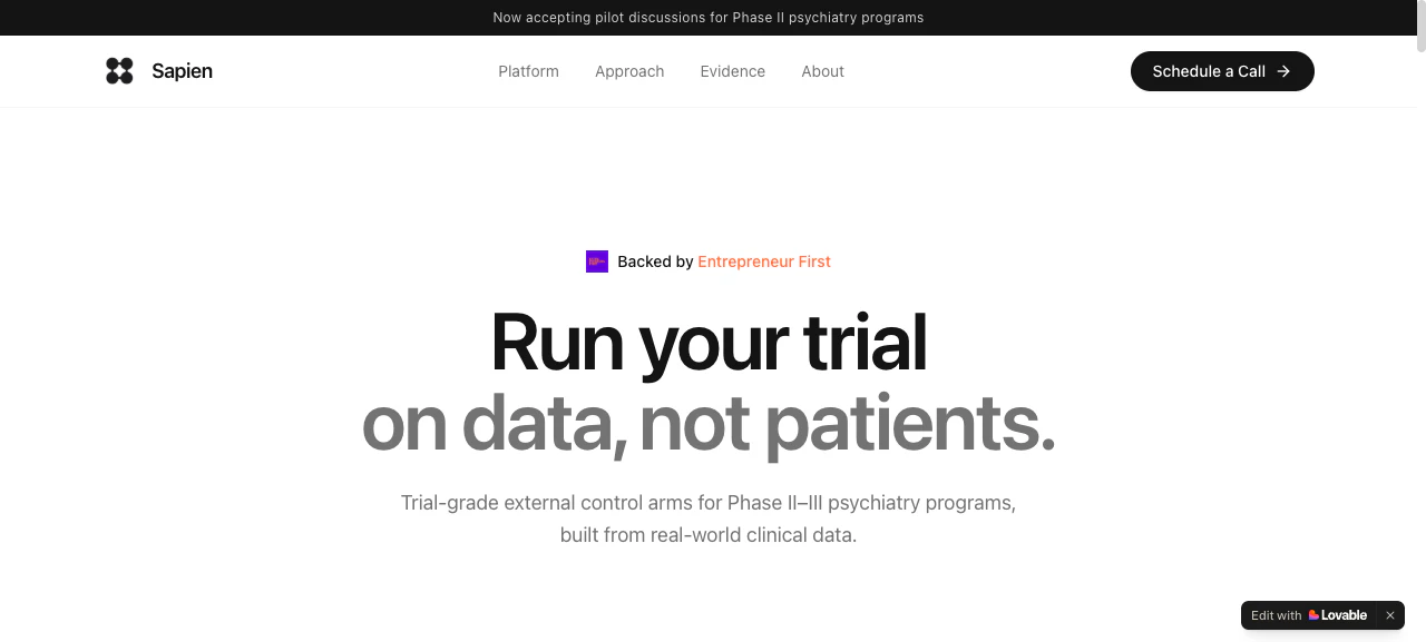 Sapien Labs screenshot 1