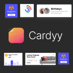Cardyy - 950+ App UI Cards Kit