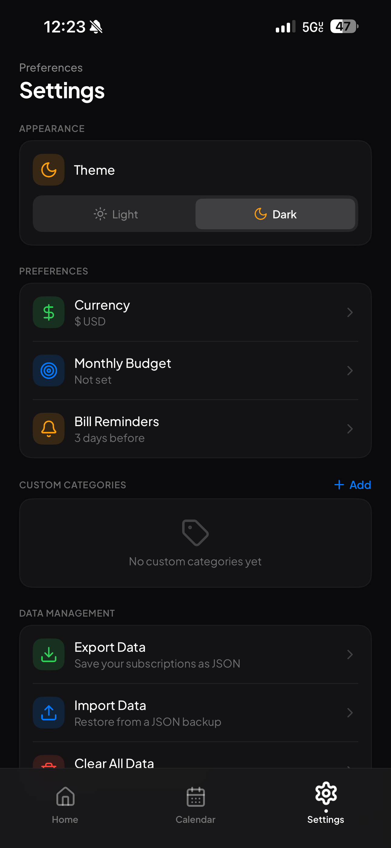 TrakSub - Screenshot 4 showing product features and functionality