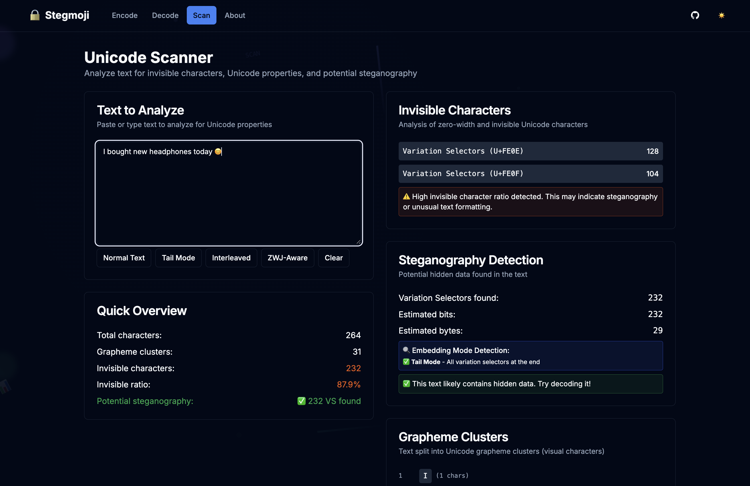 Stegmoji gallery image