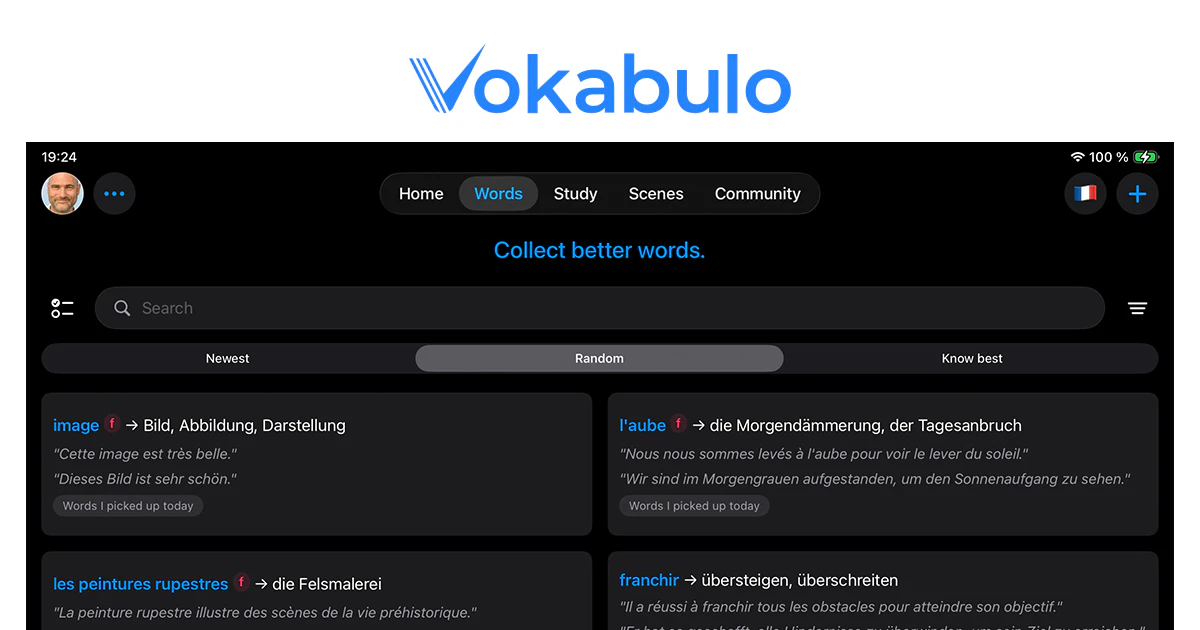 Vokabulo screenshot 3