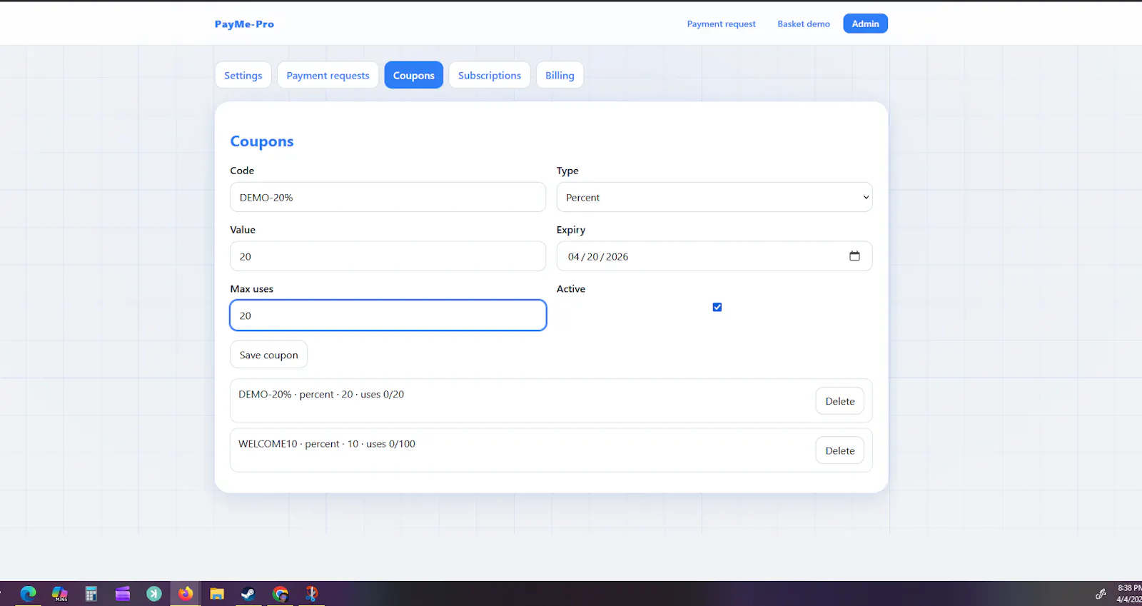 PayMe Pro *** XYZ Labs *** screenshot 7