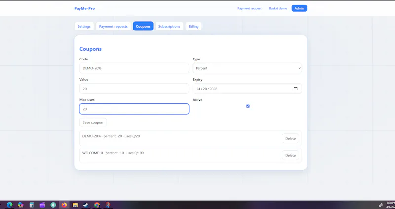 PayMe Pro *** XYZ Labs *** screenshot 7