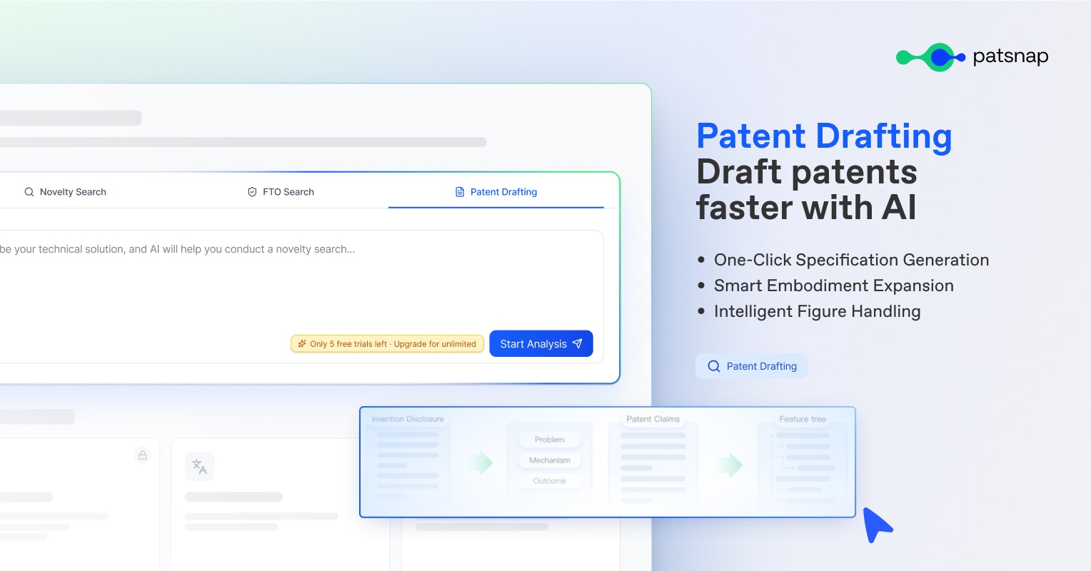 Patsnap Eureka IP - Screenshot 3 showing product features and functionality