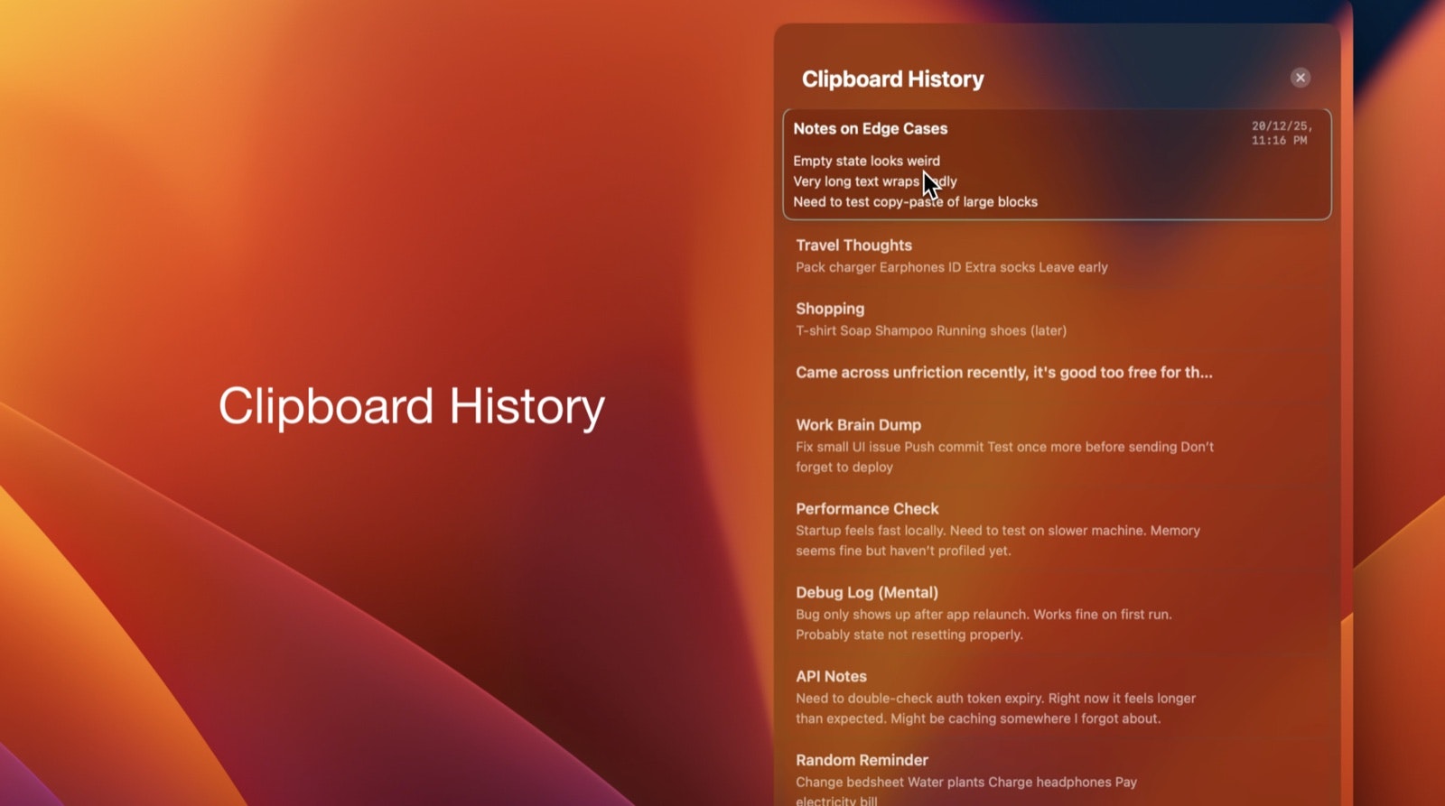 Unfriction - Screenshot 3 showing product features and functionality