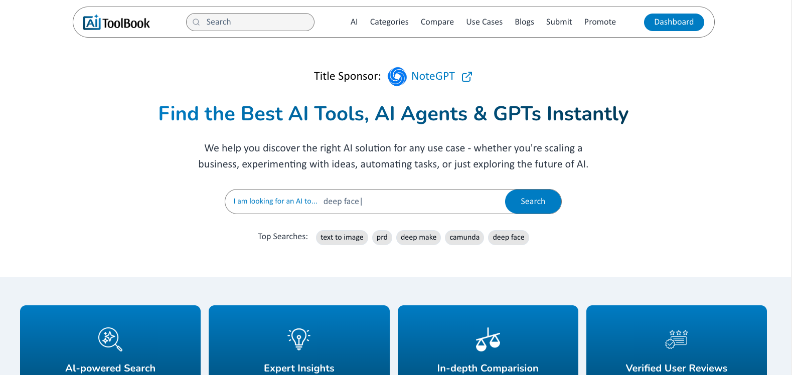 AI ToolBook – Find the Right AI Tools gallery image