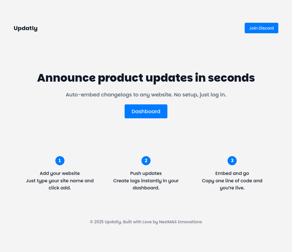 Updatly gallery image