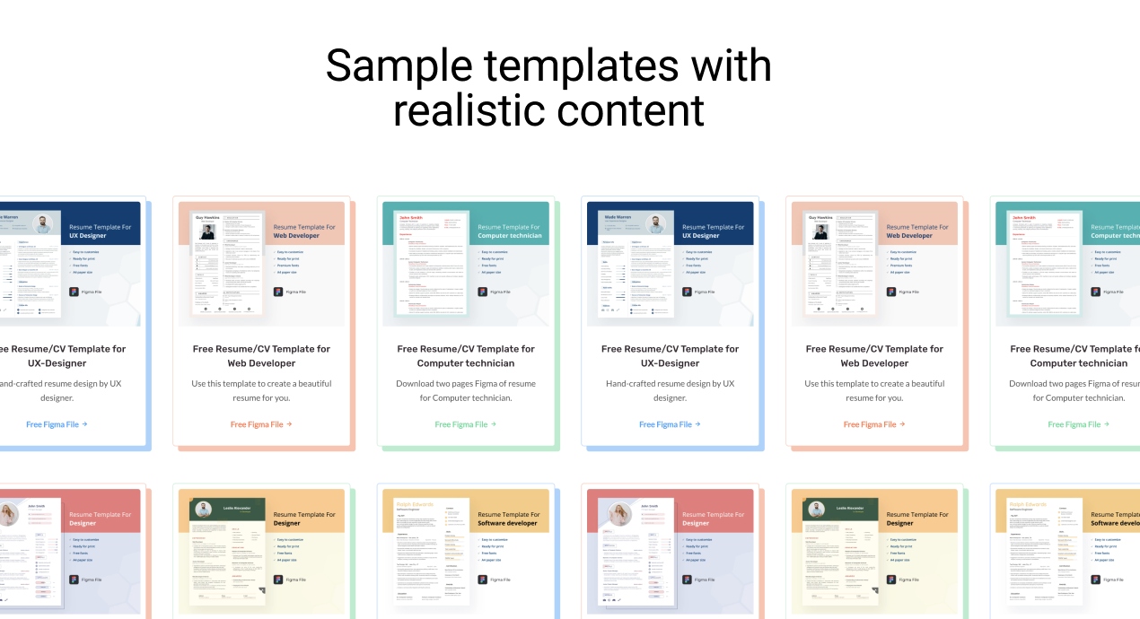 Resume gallery image