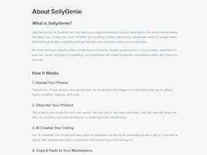 SellyGenie gallery image