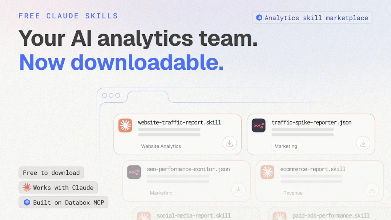 Skills Marketplace by Databox product