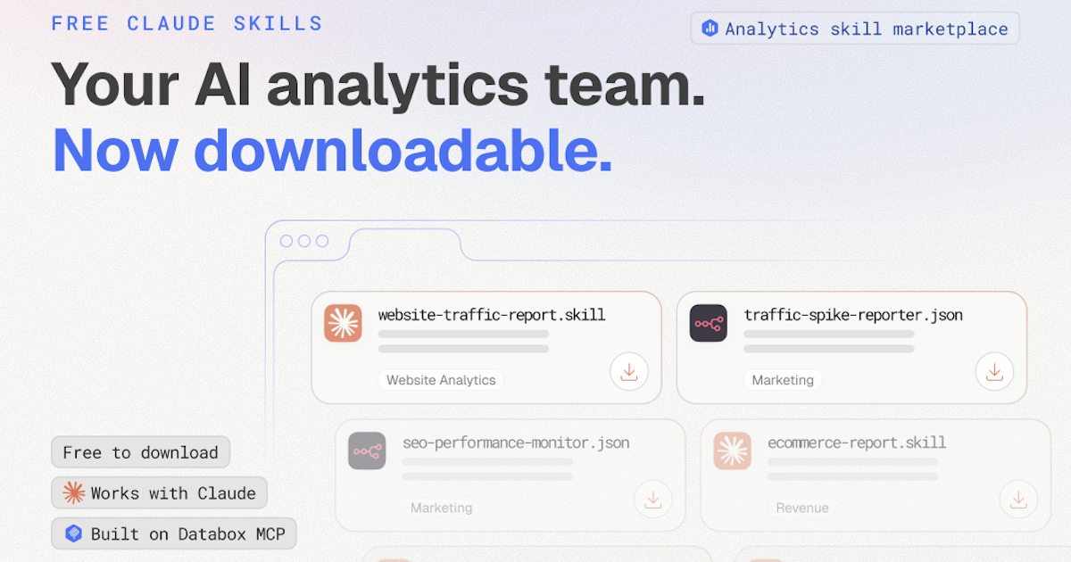 Skills Marketplace by Databox