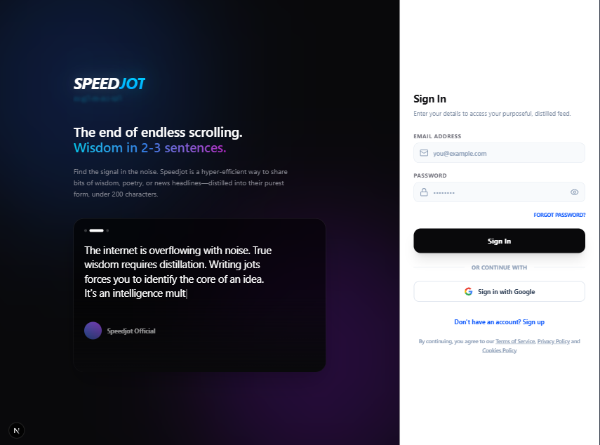 Speedjot gallery image