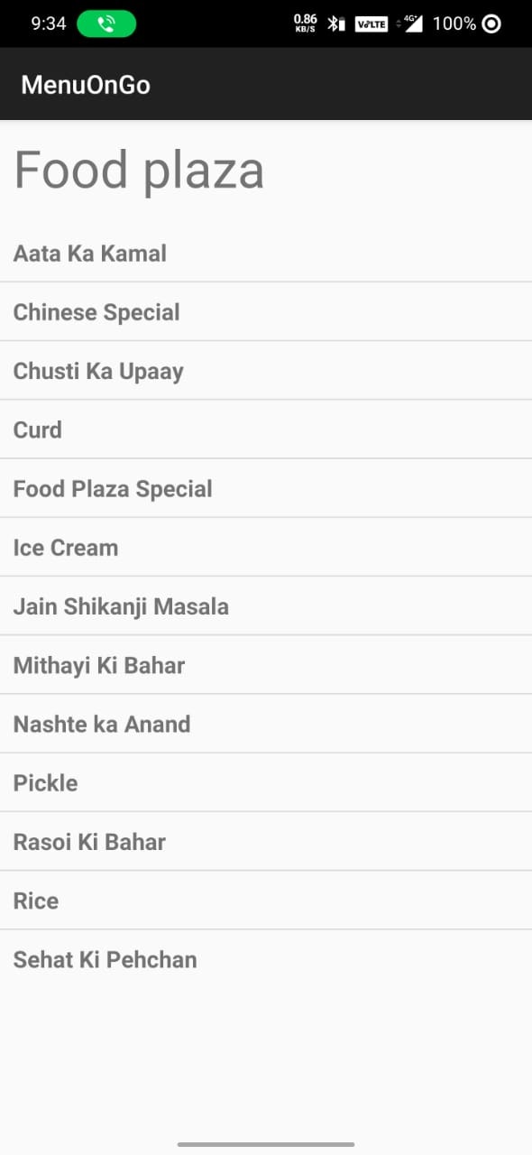 MenuOnGO: Virtual Menu gallery image