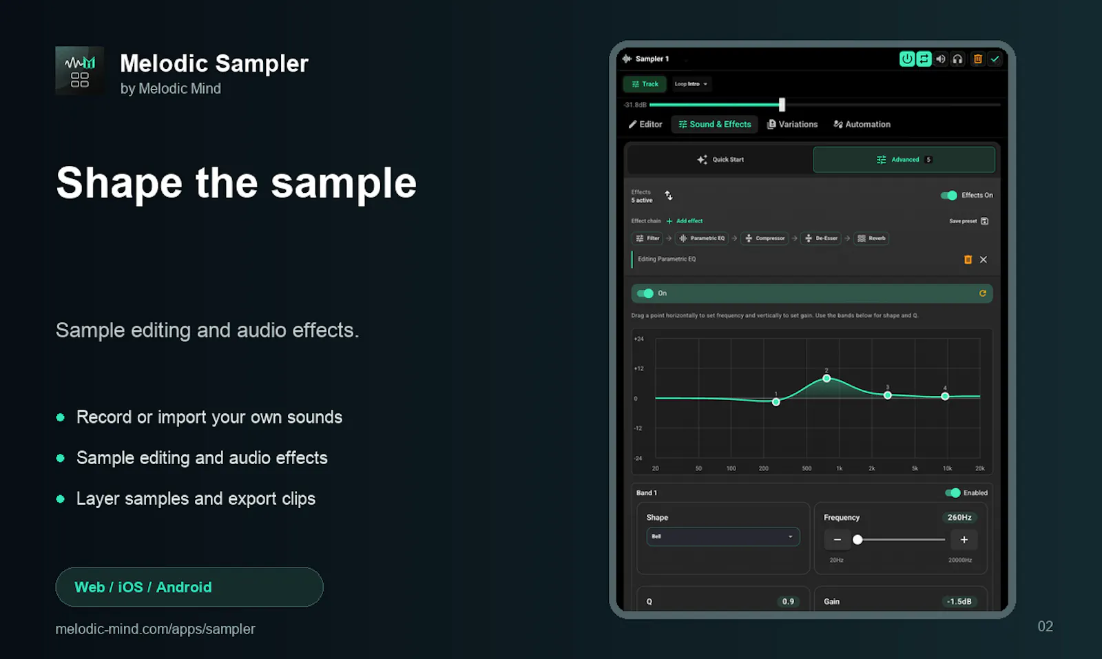 Melodic Sampler screenshot 2