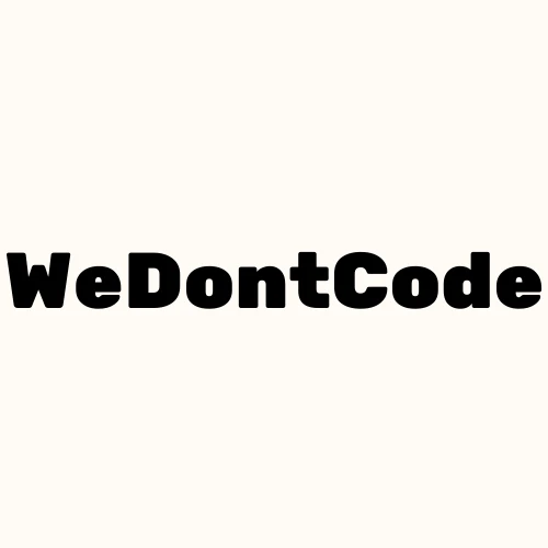 WeDontCode