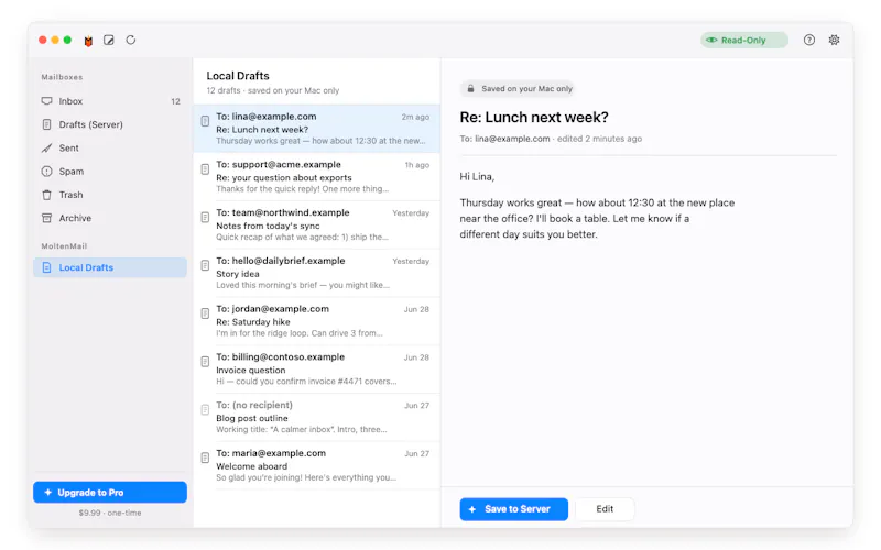 Molten Mail screenshot 6