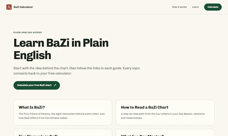 BaZi Calculator screenshot 9