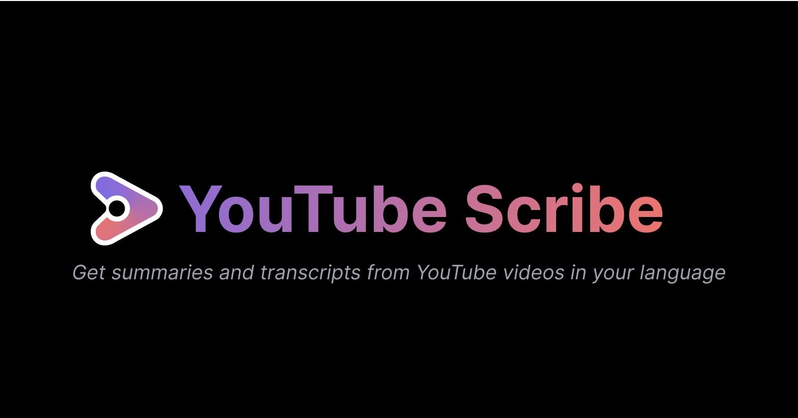 YouTube Scribe gallery image