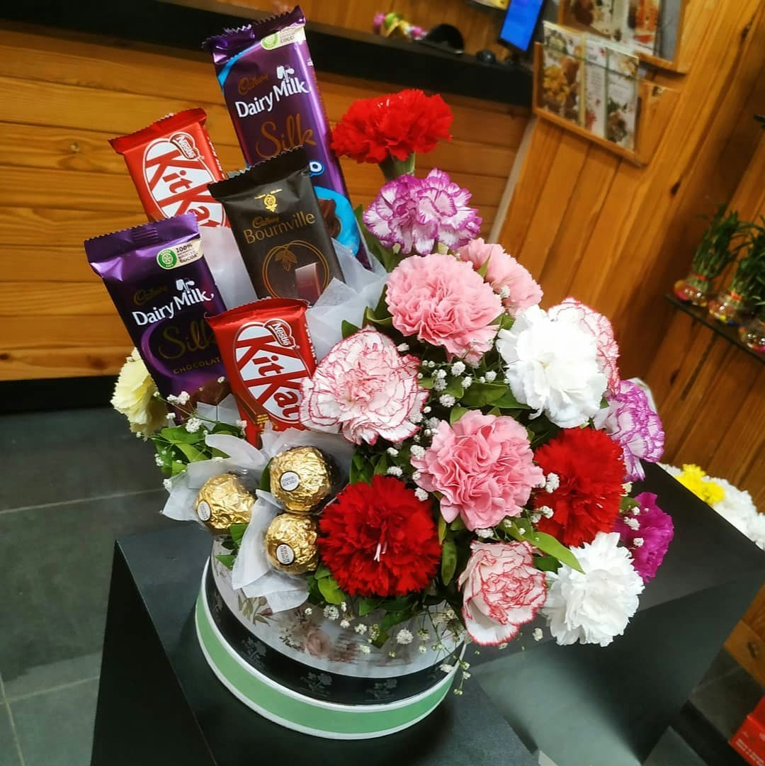 Entrega de flores en la India