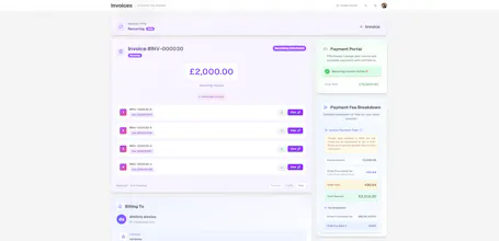 Create & manage professional invoices gallery image