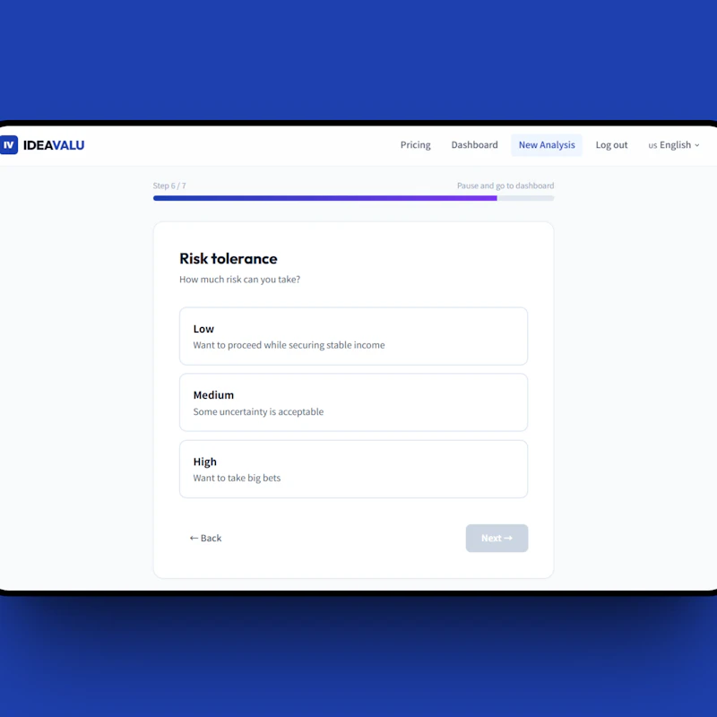 IDEAVALU - AI Business Idea Generator screenshot 8
