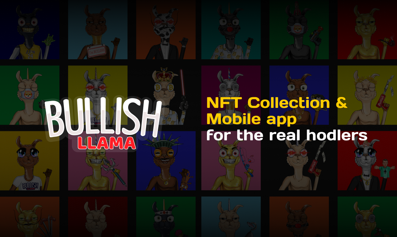 Bullish Llama NFT gallery image