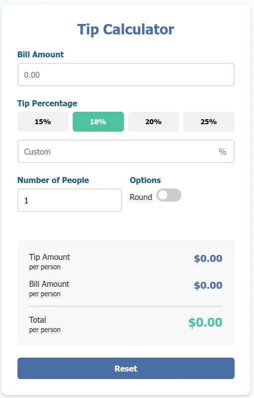 FreeWWW Tip Calculator gallery image