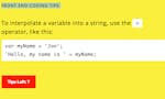 Javascript Tips Chrome Extension image