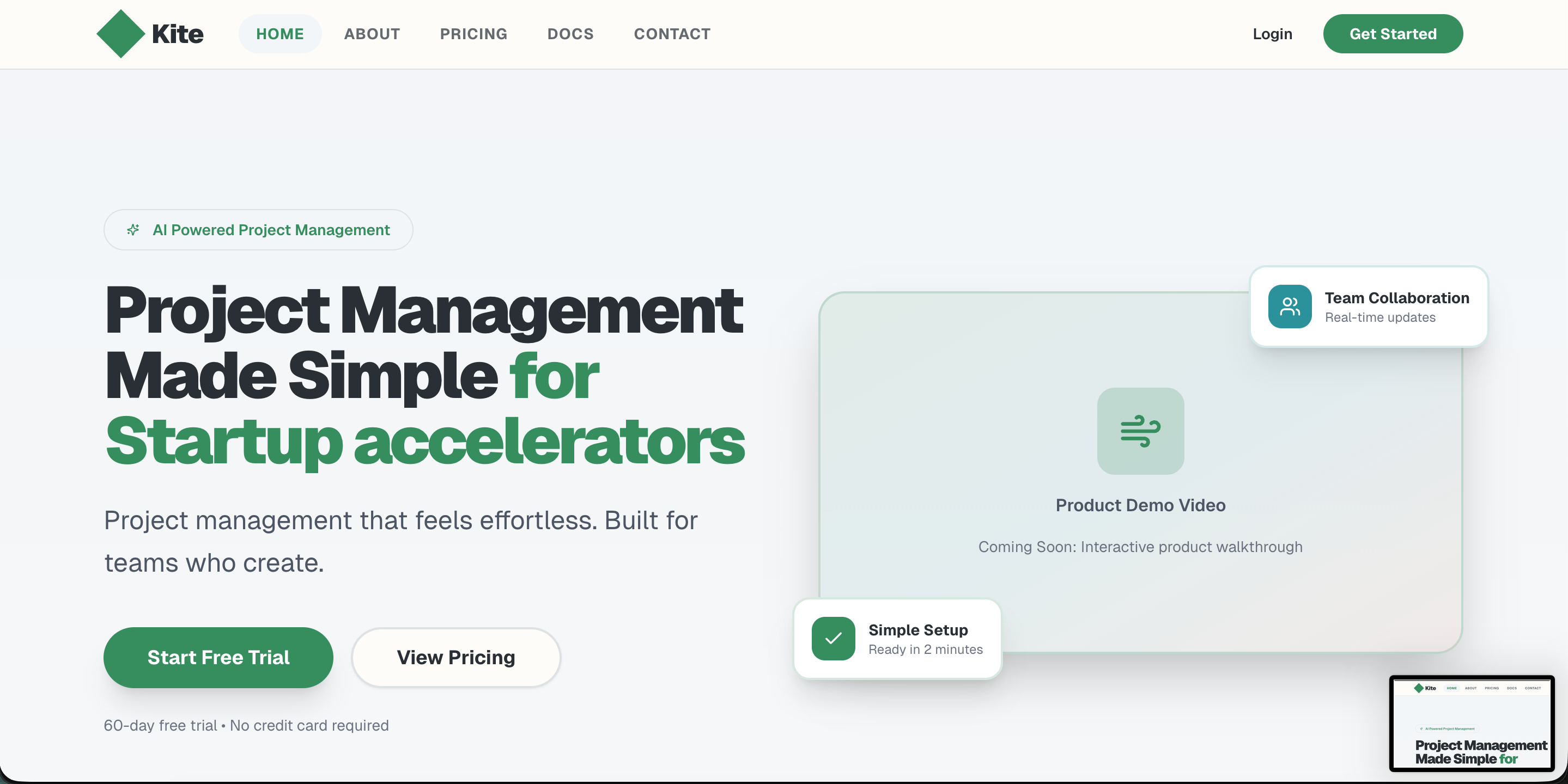 Kite - AI Project Management Made Simple gallery image