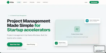 Kite - AI Project Management Made Simple gallery image