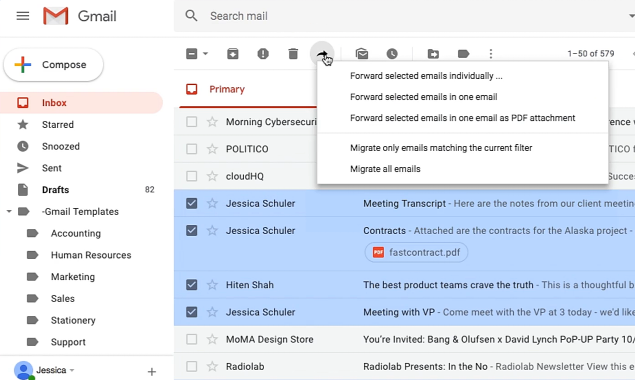 Multi Email Forward by cloudHQ 2.0 Image