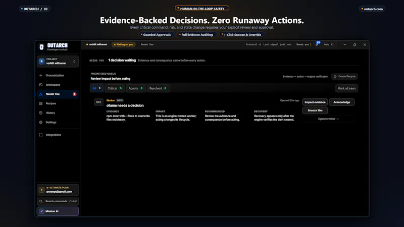 OUTARCH screenshot 2