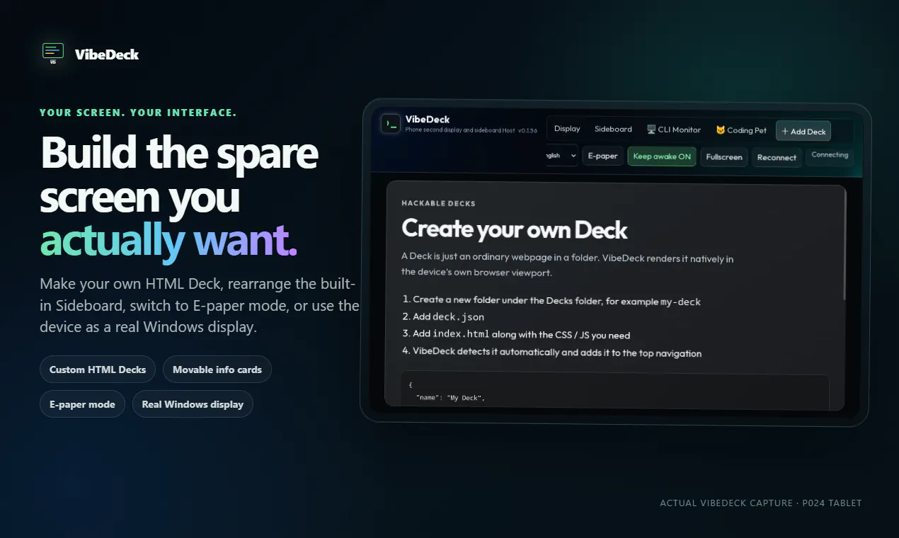 VibeDeck screenshot