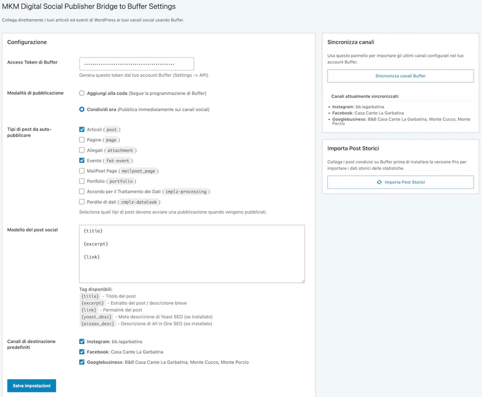 Social Publisher Bridge 2 Buffer screenshot 4