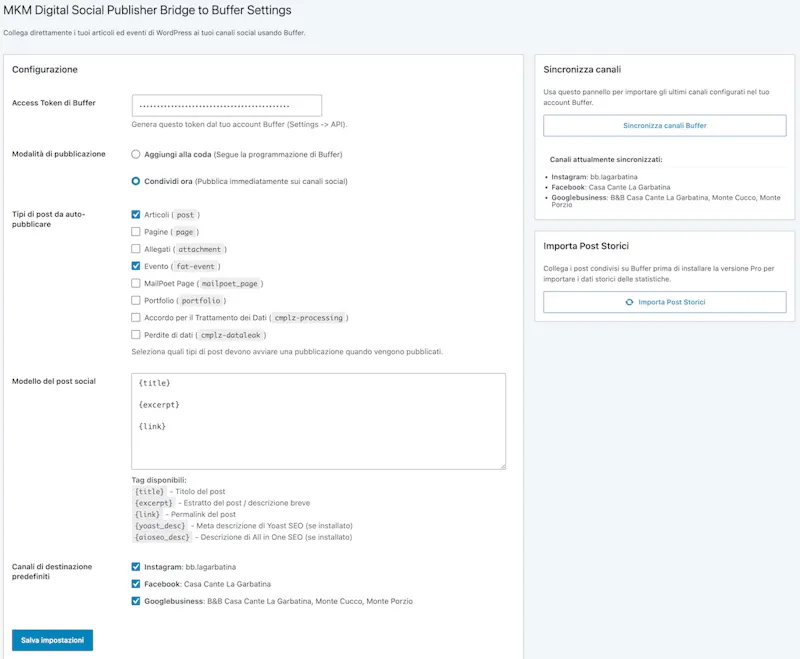 Social Publisher Bridge 2 Buffer screenshot 4
