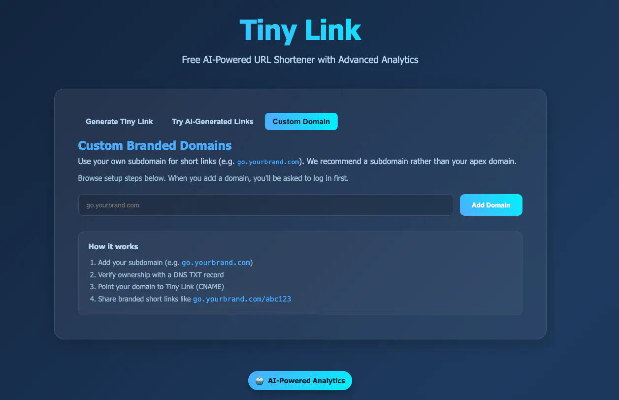 Tiny Link gallery image