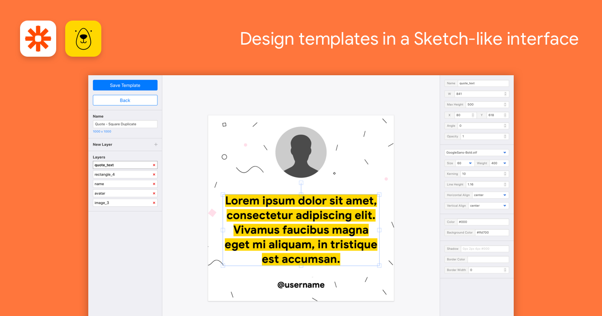 Bannerbear — screenshot 1 showing tool features and UI