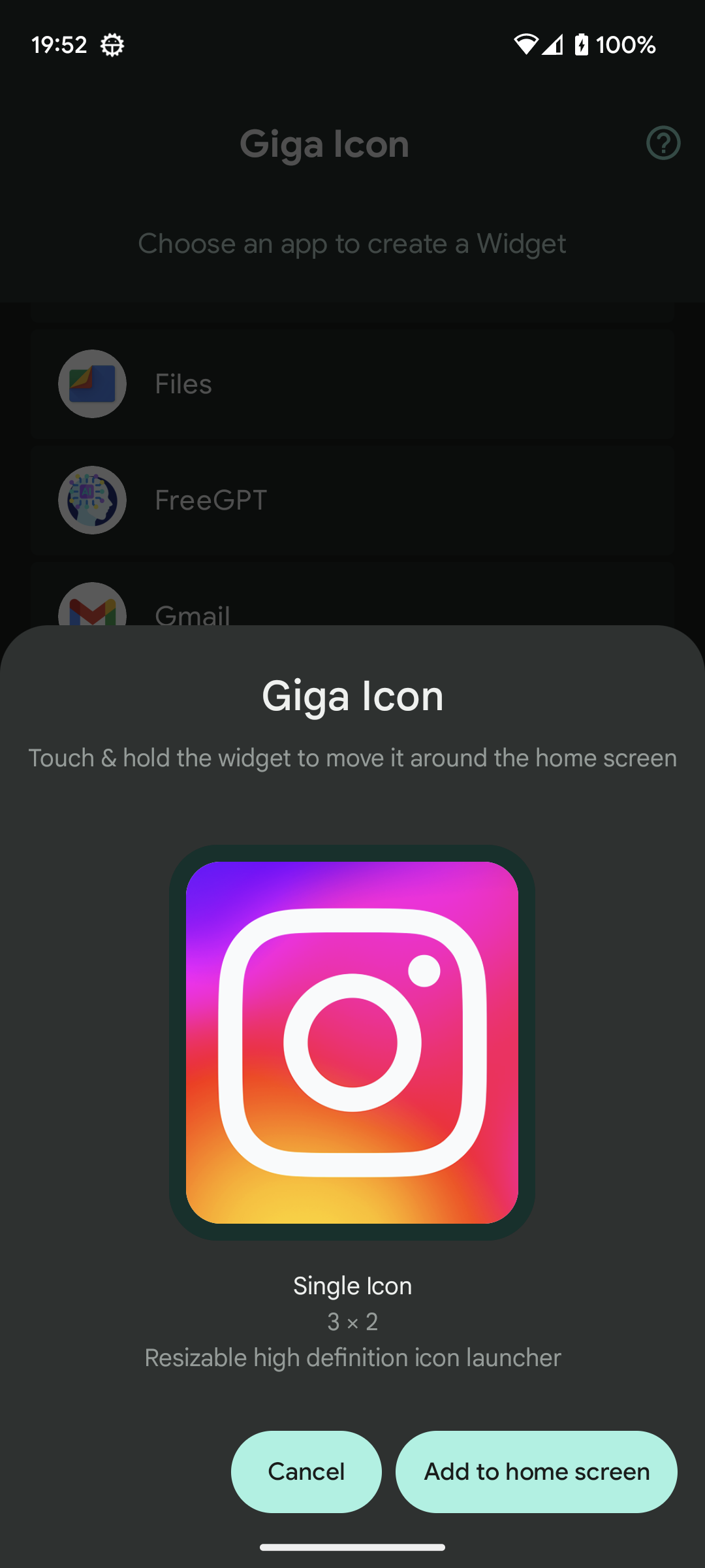 Icône Giga media 4