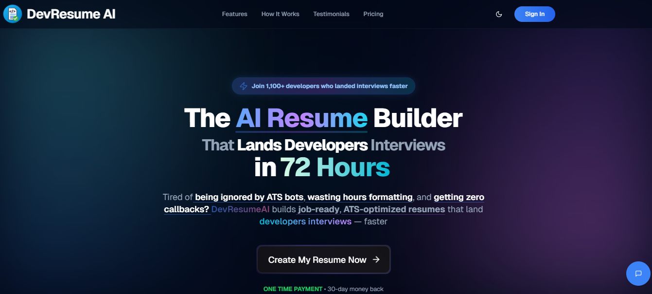 DevResume AI media 1