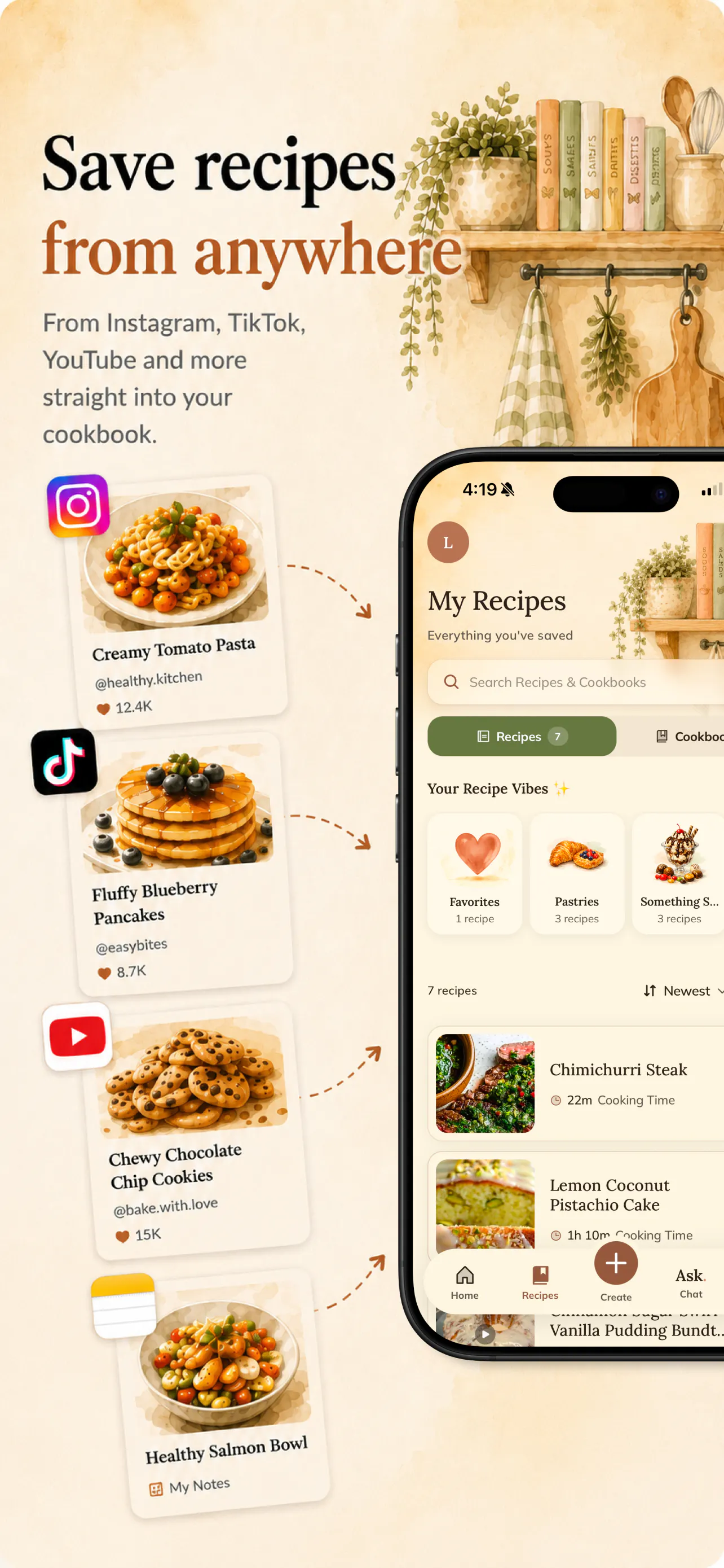 FOODIE AI Chef & Recipe Saver gallery image