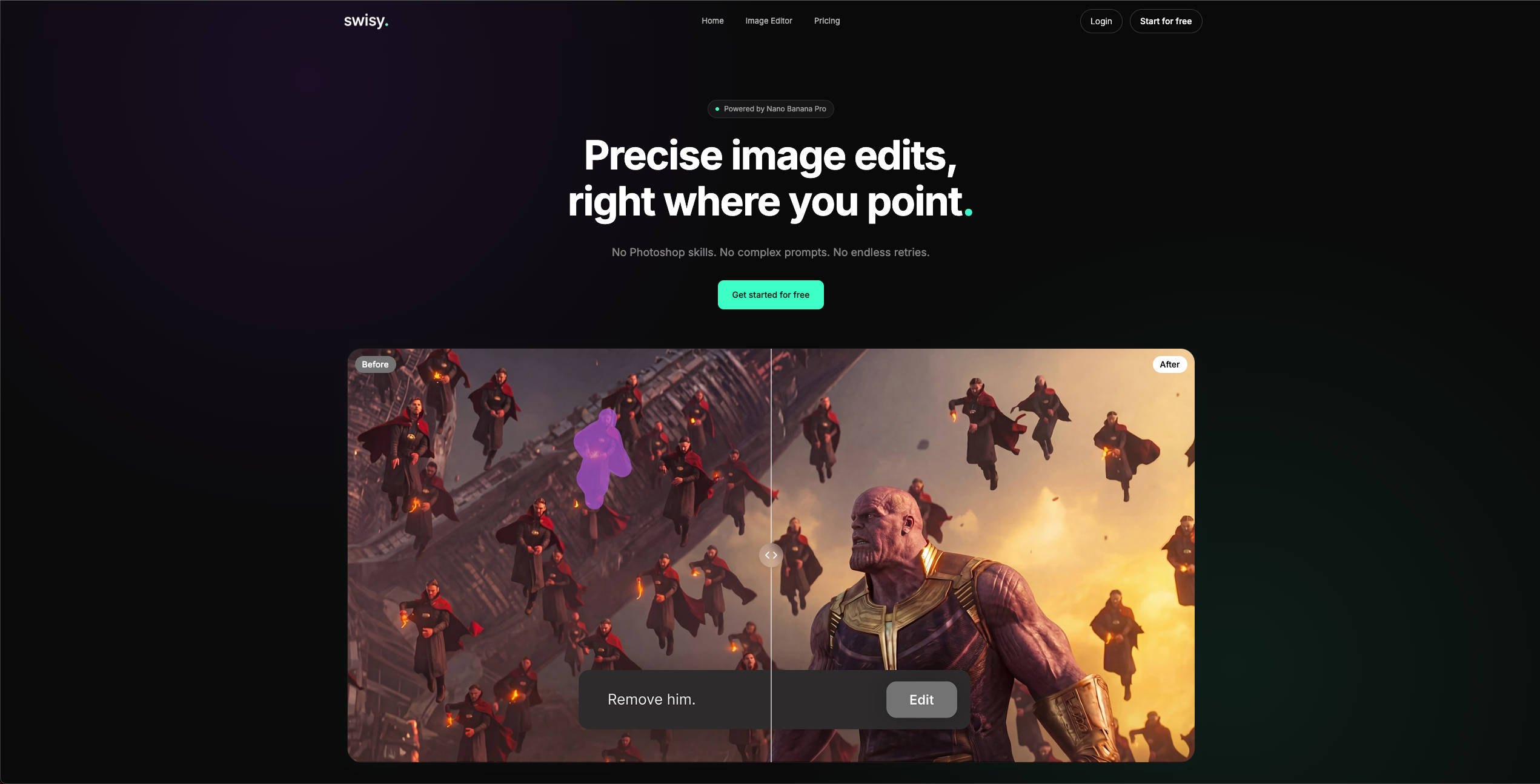 Swisy - Main product screenshot demonstrating key features and user interface
