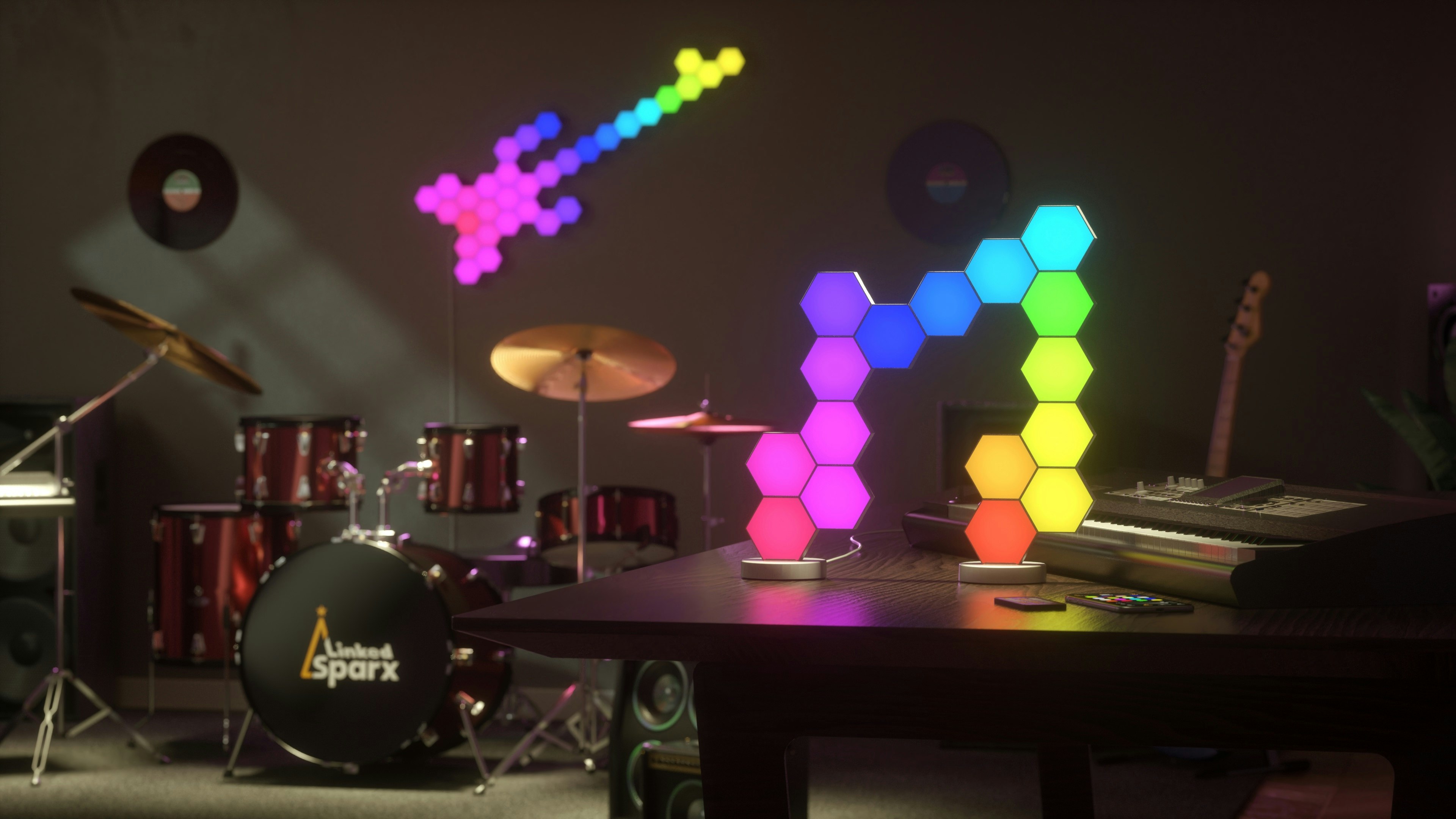 SYRO-Bricks: Smart 3D Hexagon Lights gallery image