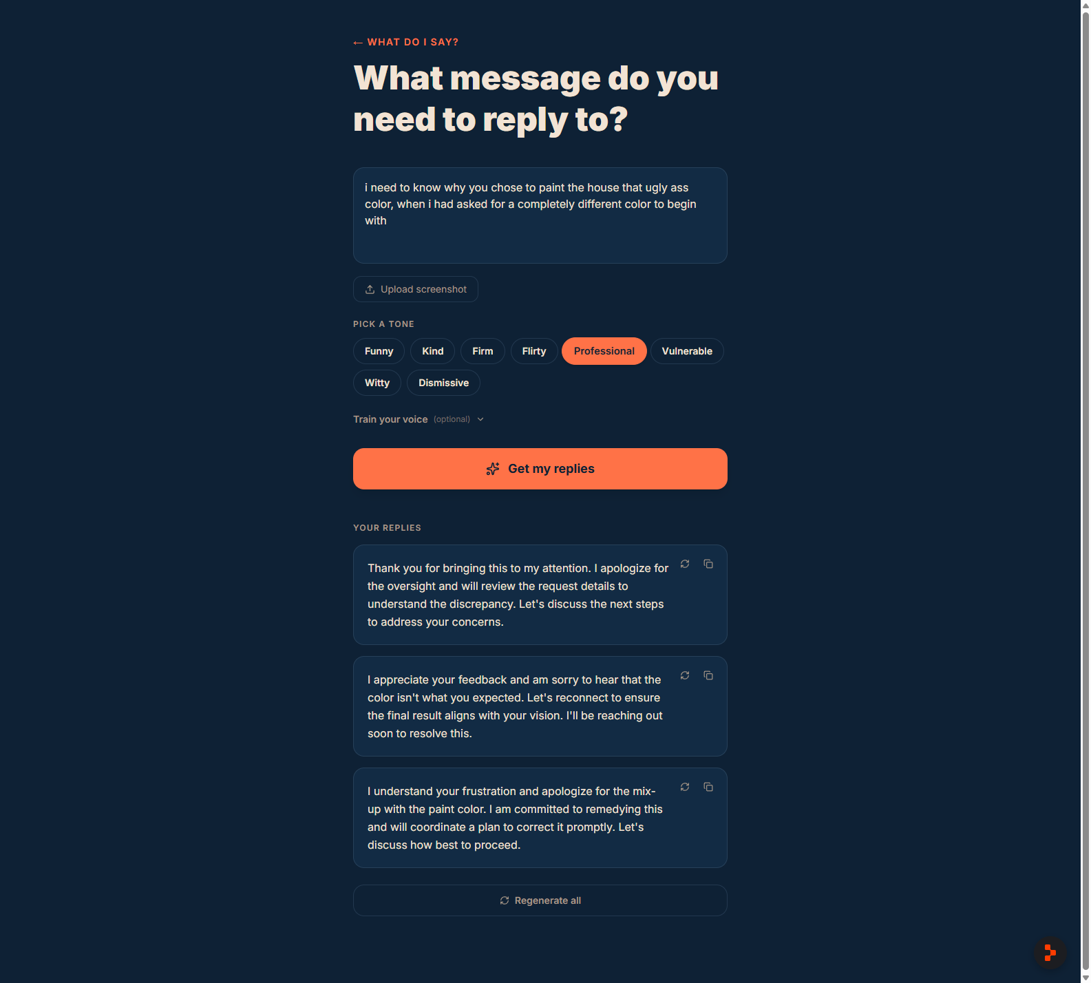 What do I say? gallery image